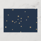 Cute Breng een Baby shower voor gouden regenboog e Informatiekaartje (Achterkant)