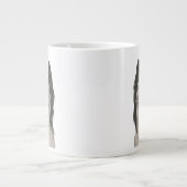 Cute Briard Cartoon Dog Grote Koffiekop (Voorkant)