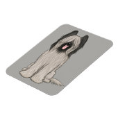 Cute Briard Cartoon Dog Magneet (Linkerzijde)