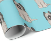 Cute Briards Patroon Cadeaupapier (Rol Hoek)