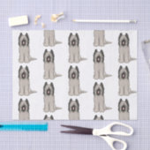 Cute Briards Patroon Tissuepapier (Craft)