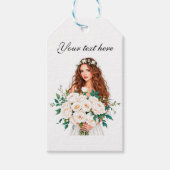 Cute Bridal Shower customizable Cadeaulabel (Voorkant)