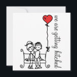 Cute Bride and Groom Doodles Wedding Invitation Kaart<br><div class="desc">Cute Bride and Groom Doodles Wedding Invitation Schattige doedels van een bruid en bruin op een witte bank met een hartvormige ballon. Deze unieke trouwuitnodiging is perfect voor elk seizoen. Vergelijkbare uitnodigingen zijn beschikbaar in mijn winkel.</div>