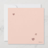 Cute Bride and Groom Wedding Rehearsal Dinner Invi Kaart (Achterkant)