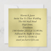 Cute Bride en Groom Whimsical Tortelduifjes Kaart (Achterkant)