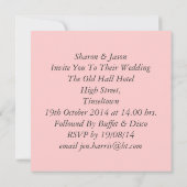 Cute Bride en Groom Whimsical Tortelduifjes Kaart (Achterkant)