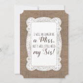 Cute Bridesmaid / Maid of Honor proposal Kaart (Voorkant)