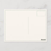 Cute Briefkaart met Illustratieve Baby van de Lief (Achterkant)