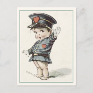 Cute Briefkaart met Illustratieve Baby van de Lief
