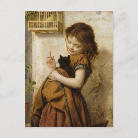 Cute Briefkaart Painting (Voorkant)