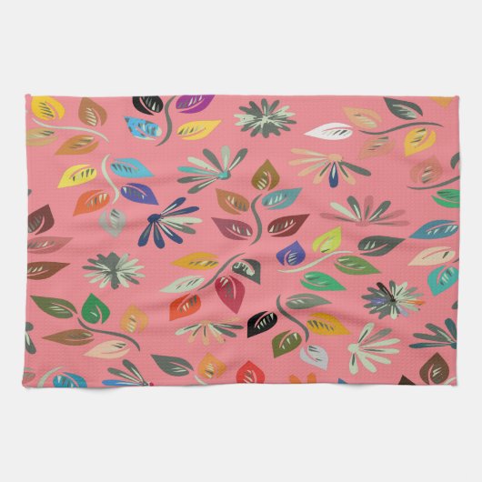 Cute Bright Colorful Theedoek (Horizontaal)