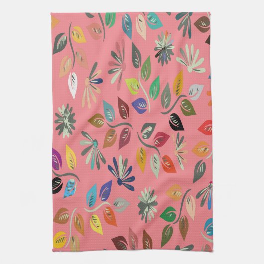 Cute Bright Colorful Theedoek (Verticaal)