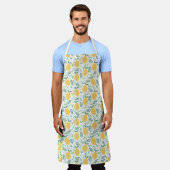 Cute & Bright Country Boerderij Yellow Lemon Patro Schort (Gedragen)