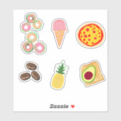 Cute Bright Food Sticker (Vel)