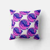 CUTE BRIGHT GIRL PINK DINOSAUR |  DINO KUSSEN (Achterkant)