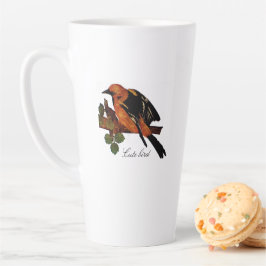 Cute Bright kleurrijke vogel en olie Latte Mok