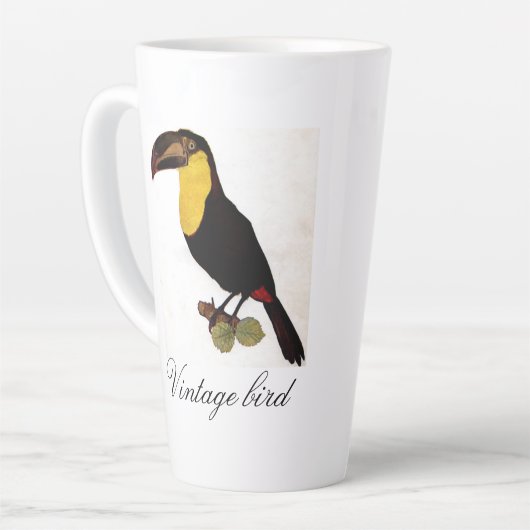  Cute Bright kleurrijke vogel en olie Latte Mok (Linkerhoek)