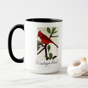 Cute Bright kleurrijke vogel en olie Mok