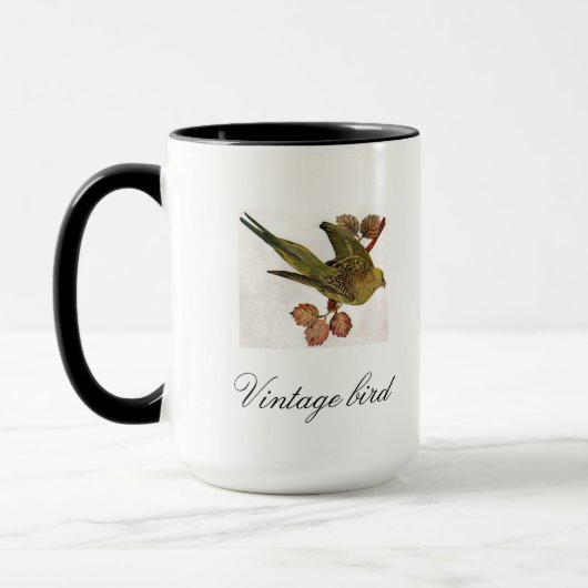  Cute Bright kleurrijke vogel en olie Mok (Links)