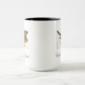  Cute Bright kleurrijke vogel en olie Mok (Midden)