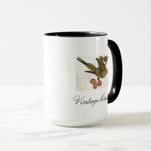  Cute Bright kleurrijke vogel en olie Mok (Voorkant rechts)