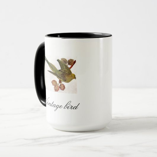  Cute Bright kleurrijke vogel en olie Mok (Voorkant links)