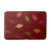 Cute Bright Leaves Bathmat Badmat (Voorkant)