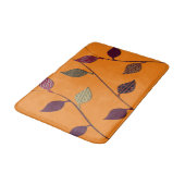 Cute Bright Leaves Bathmat Badmat (Gekanteld)