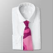 Cute Bright Roze Camo, Camouflage Stropdas (Gebonden)