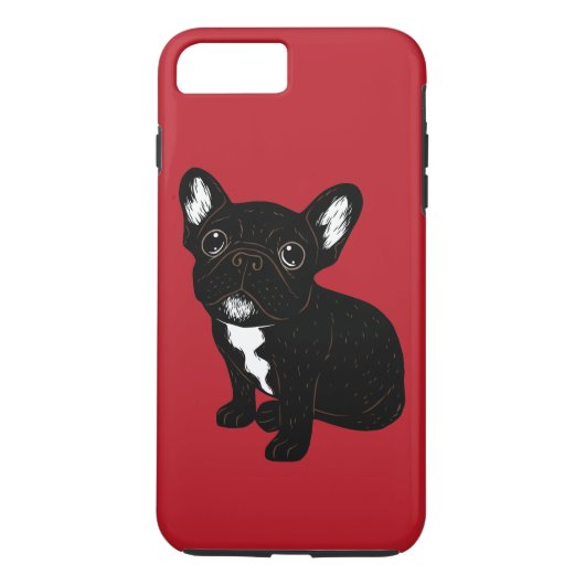Cute Brindle Frenchie Puppy Case-Mate iPhone Case (Achterkant)