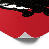 Cute Brindle Frenchie Puppy Poster (Hoek)