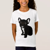 Cute Brindle Frenchie Puppy T-shirt (Voorkant)