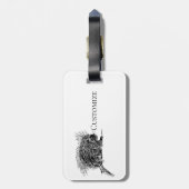 Cute Bristed Thunder_Cove Bagagelabel (Achterkant verticaal)
