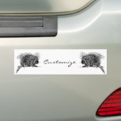 Cute Bristed Thunder_Cove Bumpersticker (Op auto)