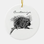 Cute Bristed Thunder_Cove Keramisch Ornament (Voorkant)