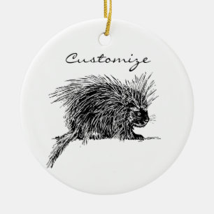 Cute Bristed Thunder_Cove Keramisch Ornament