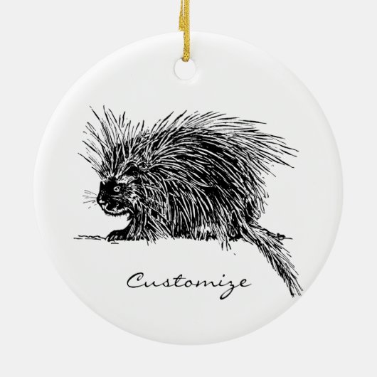 Cute Bristed Thunder_Cove Keramisch Ornament (Achterkant)