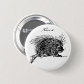 Cute Bristed Thunder_Cove Ronde Button 5,7 Cm (Voorkant /achterkant)
