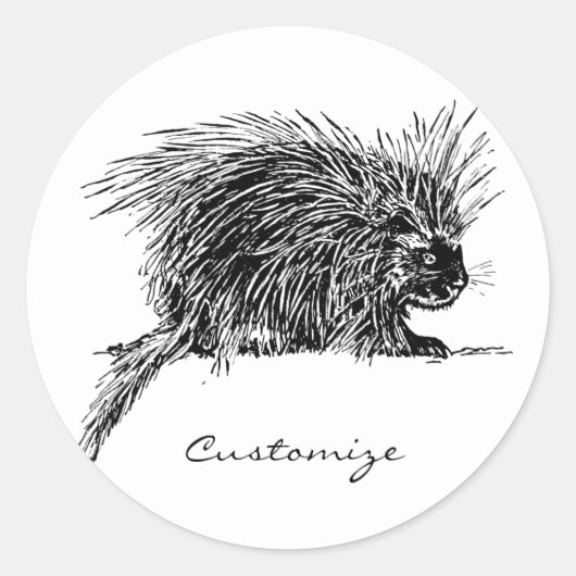 Cute Bristed Thunder_Cove Ronde Sticker (Voorkant)