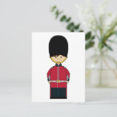 Cute British Royal Guard Briefkaart (Staand voorkant)