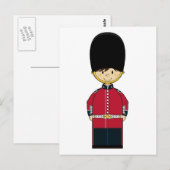 Cute British Royal Guard Briefkaart (Voorkant / Achterkant)