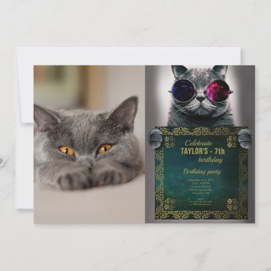 Cute British Shorthair cat Kaart (Voorkant)
