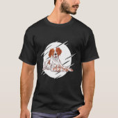Cute Brittany Spaniel T-shirt (Voorkant)