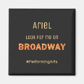 Cute Broadway Rising Star Magneet (Voorkant)