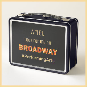 Cute Broadway Rising Star Metal Lunch Box