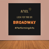 Cute Broadway Rising Star-Poster Poster
