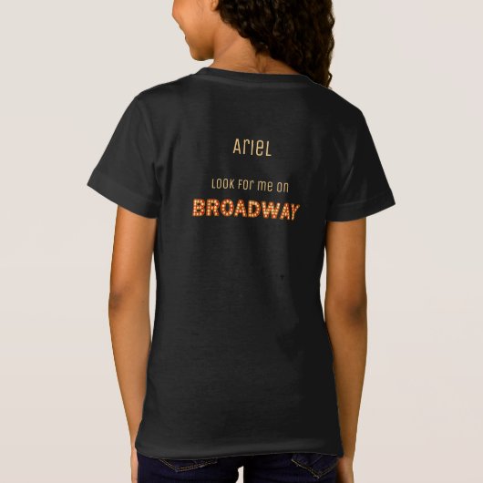 Cute Broadway Rising Star T-shirt (Achterkant)