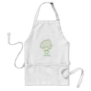 Cute Broccoli Apron Standaard Schort