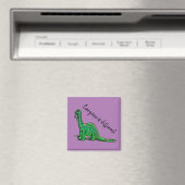 Cute Brontosaurus Dinosaur Magnet (Insitu (Vaatwasser))