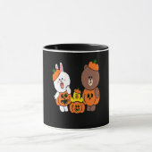 Cute Brown Beer Cony Bunny Rabbit Duck Pumpkin Mok (Midden)